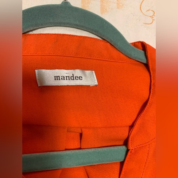 Orange long sleeve blouse from Mandee - Picture 2 of 16